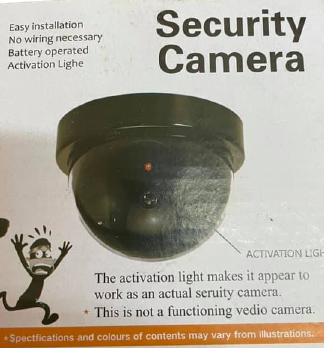 Dummy security camera