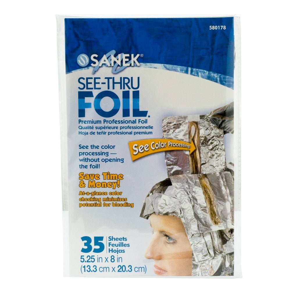 Sanek see-thur foil 35 sheets 5.25”x 8”
