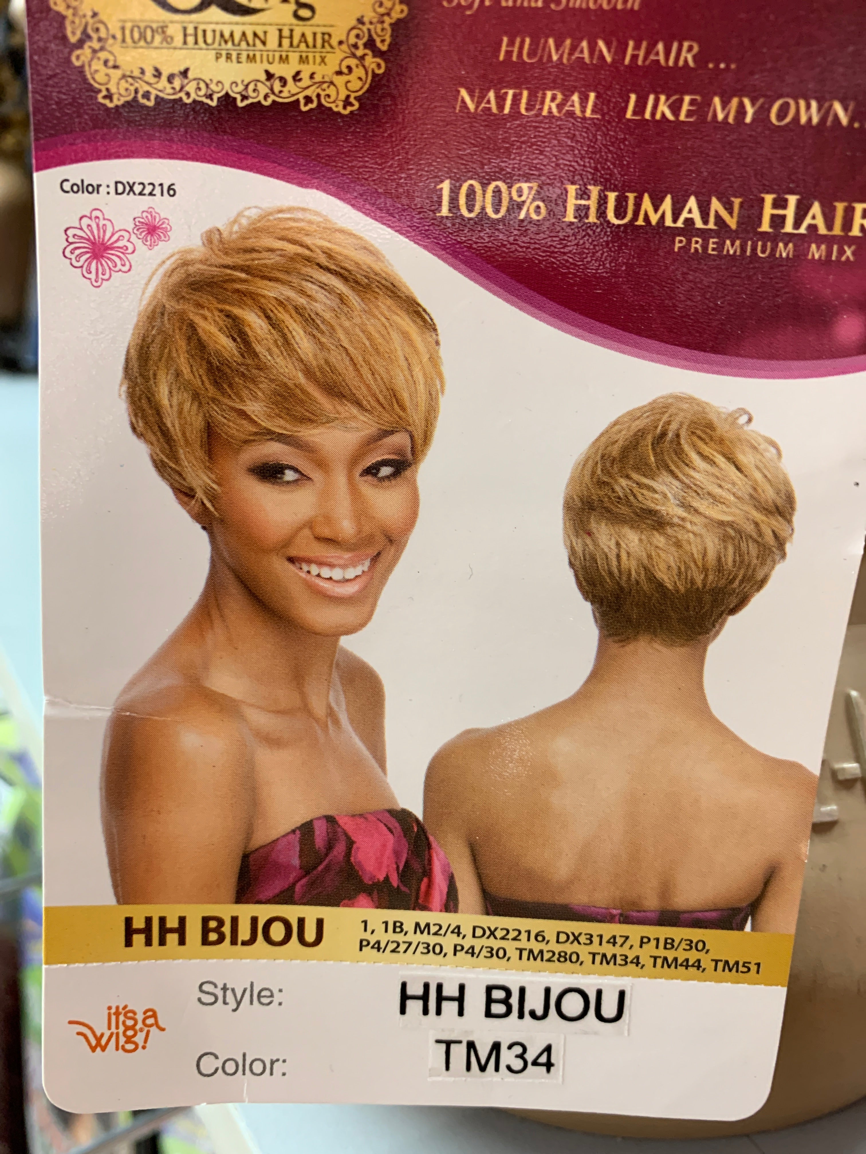 It’s a wig hh Bijou