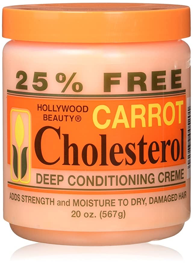 Hollywood beauty carrot cholesterol deep conditioning cream 20oz