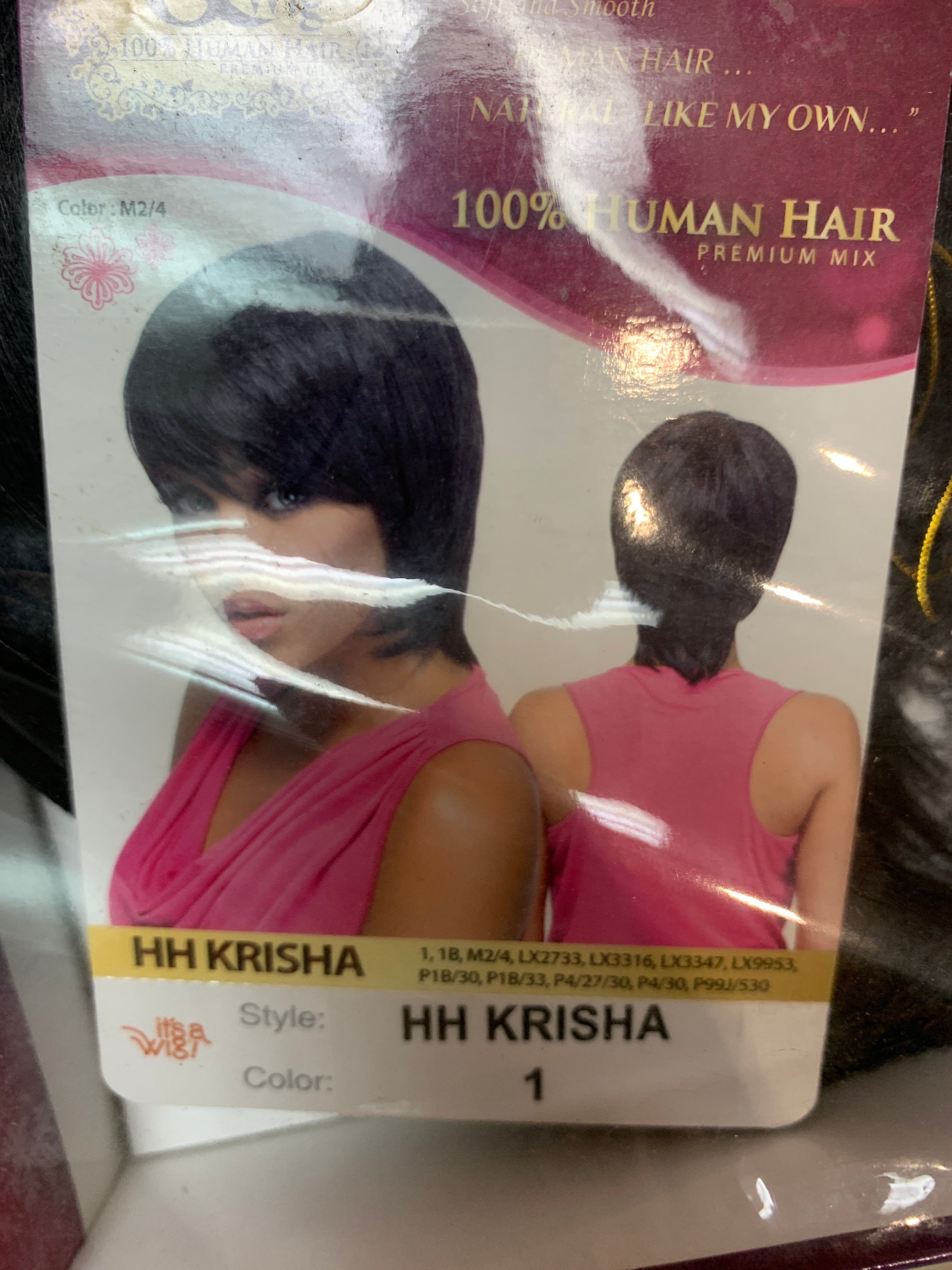 It’s a wig hh Krisha