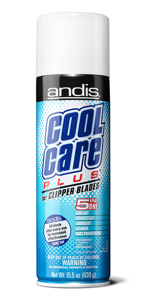 Andis cool care plus for clipper blades 5in1 15.5oz