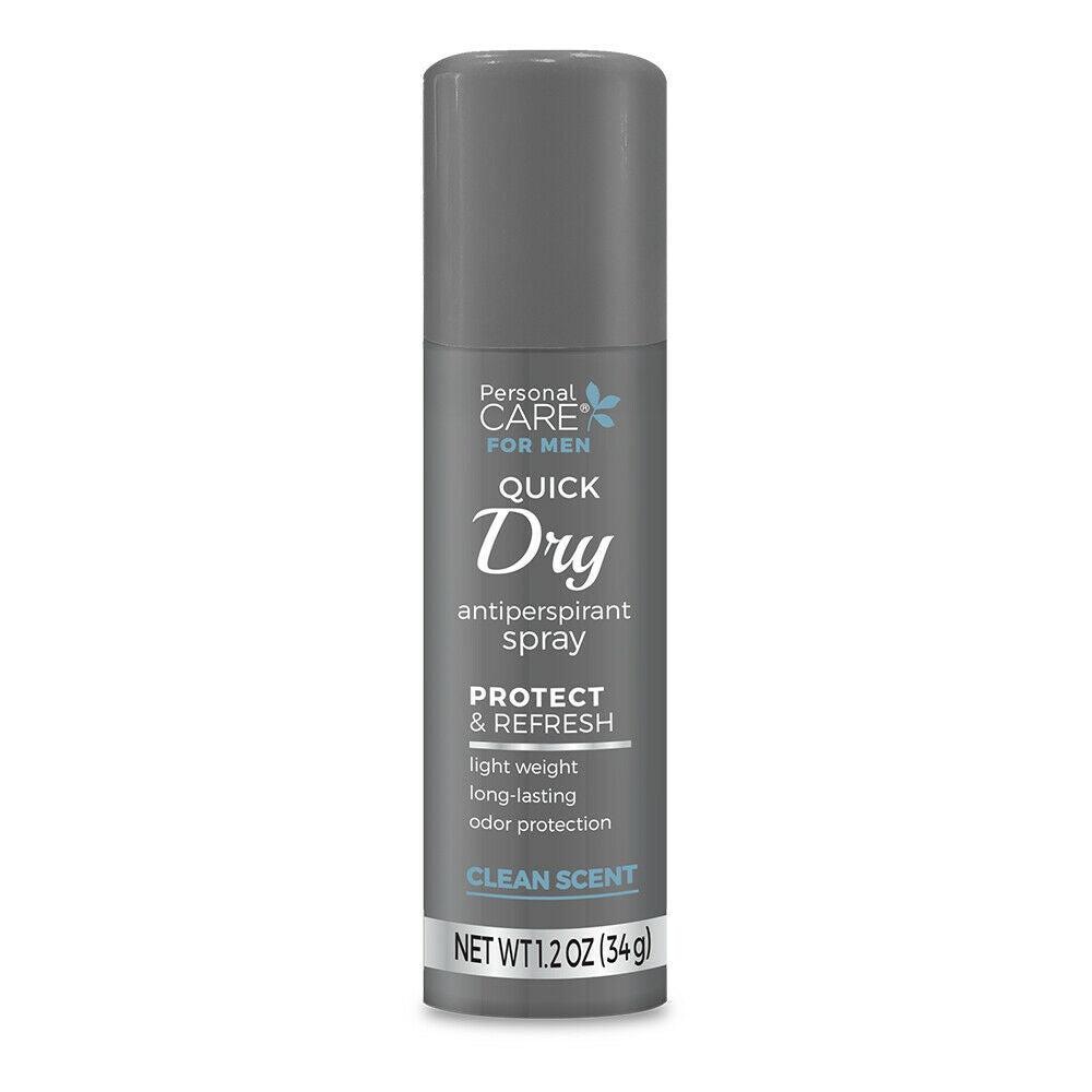 Personal care for men quick dry antiperspirant spray 34g