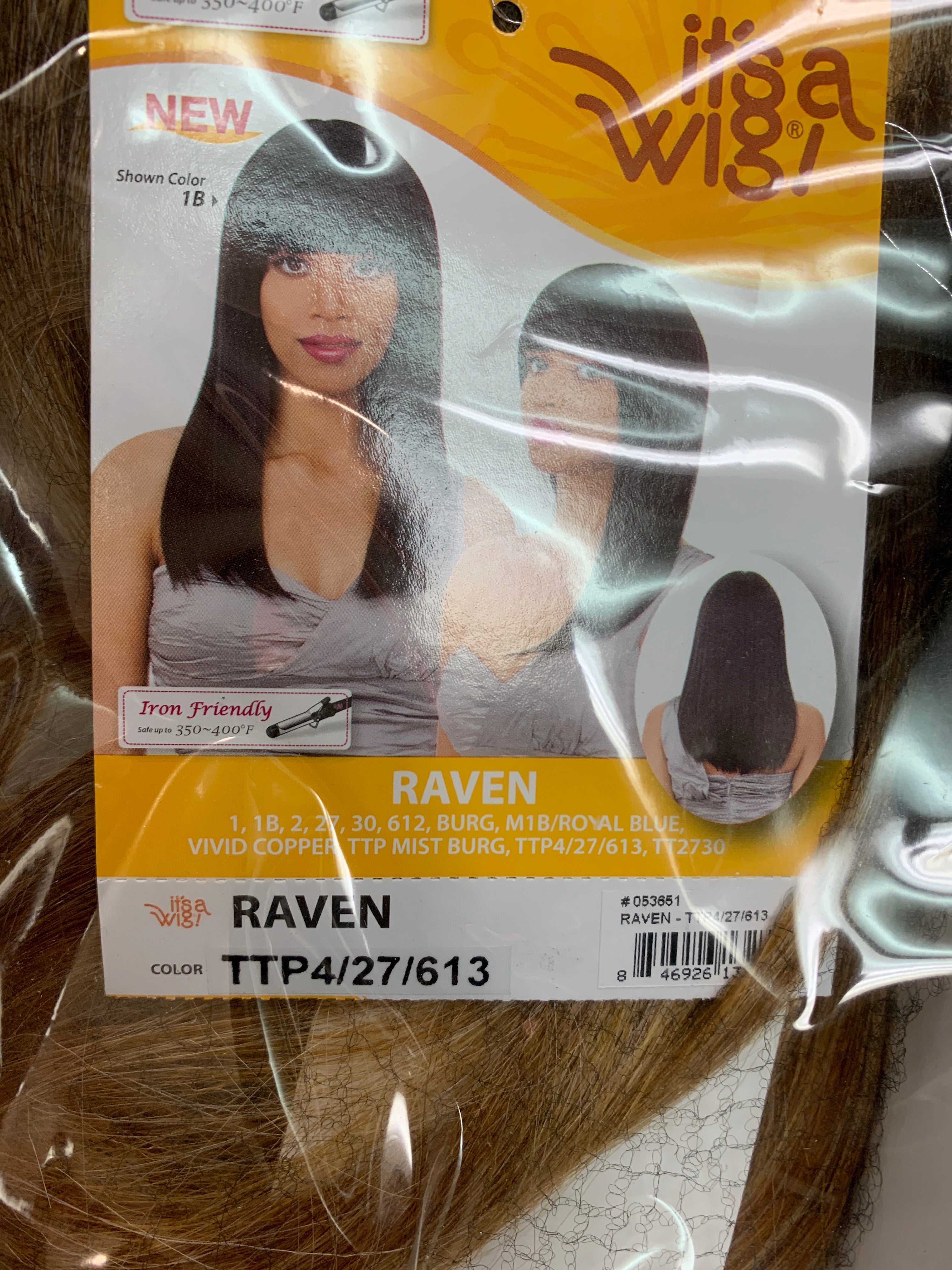 It’s a wig Raven