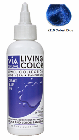 Via natural living colors semi-permanent hair dye 2/4oz