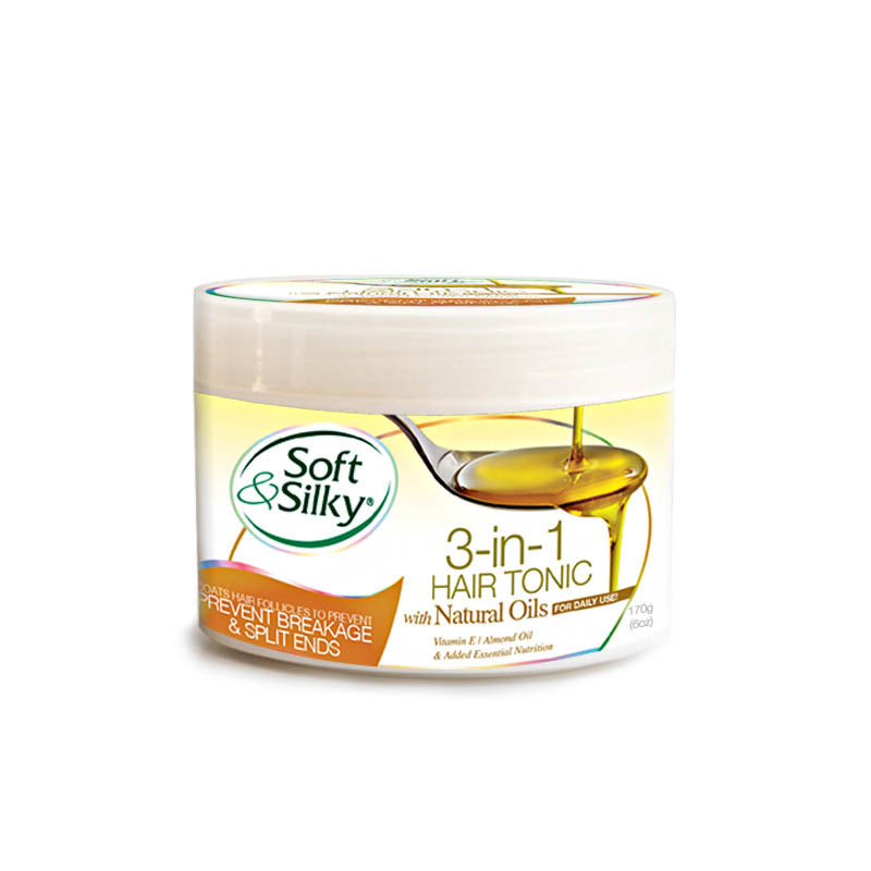 Soft & silky 3in1 hair tonic with natural oils 4.9oz