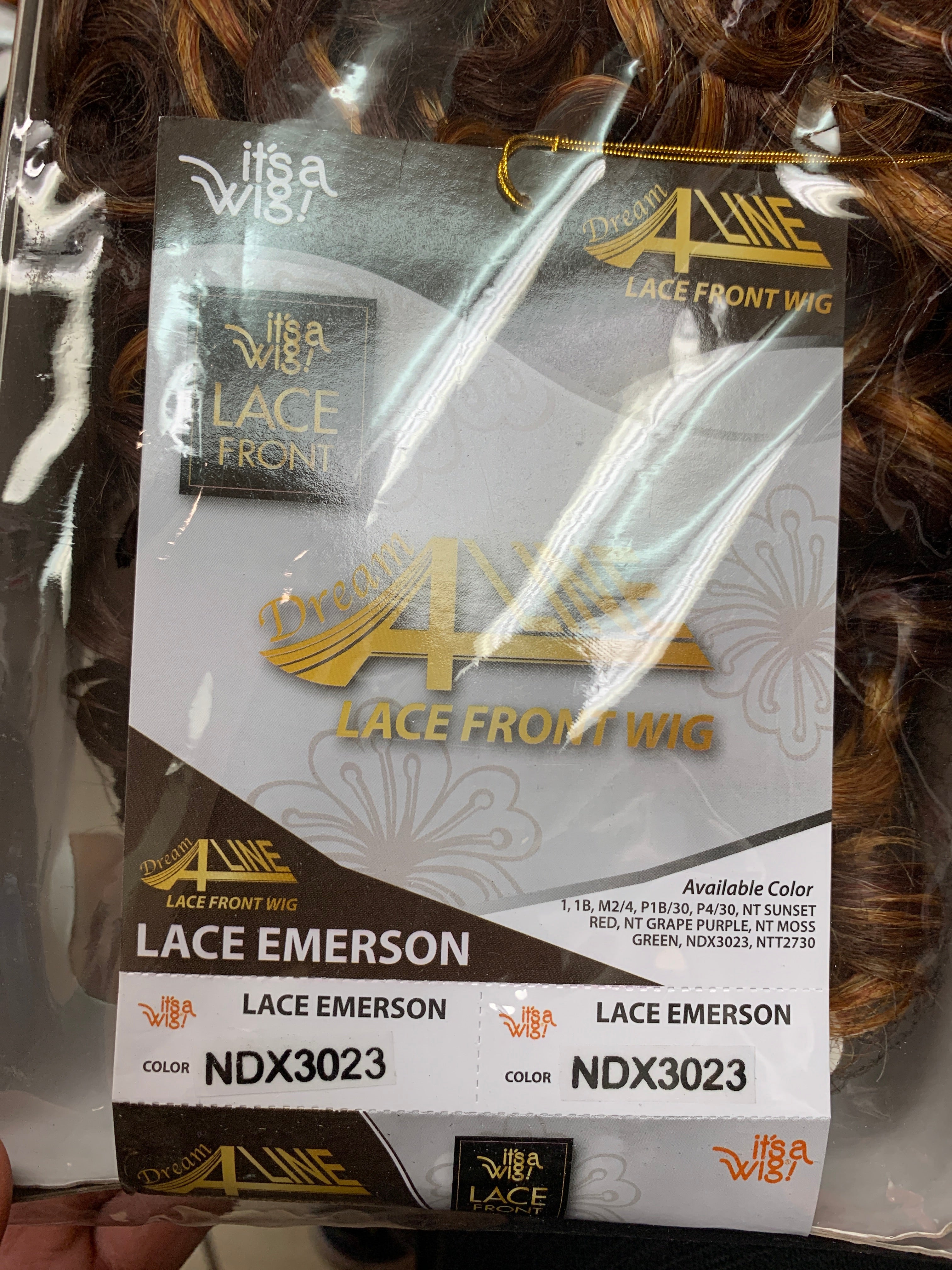 It’s a wig Lace emerson