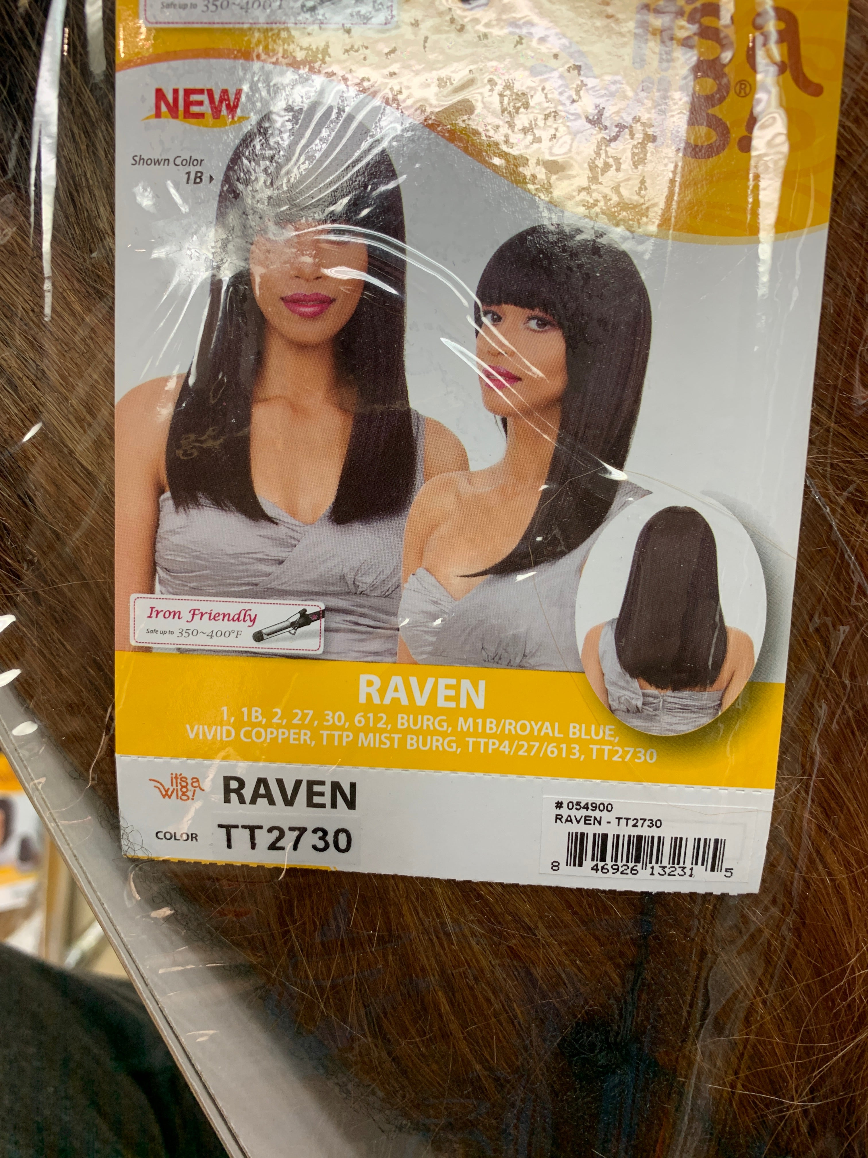 It’s a wig Raven