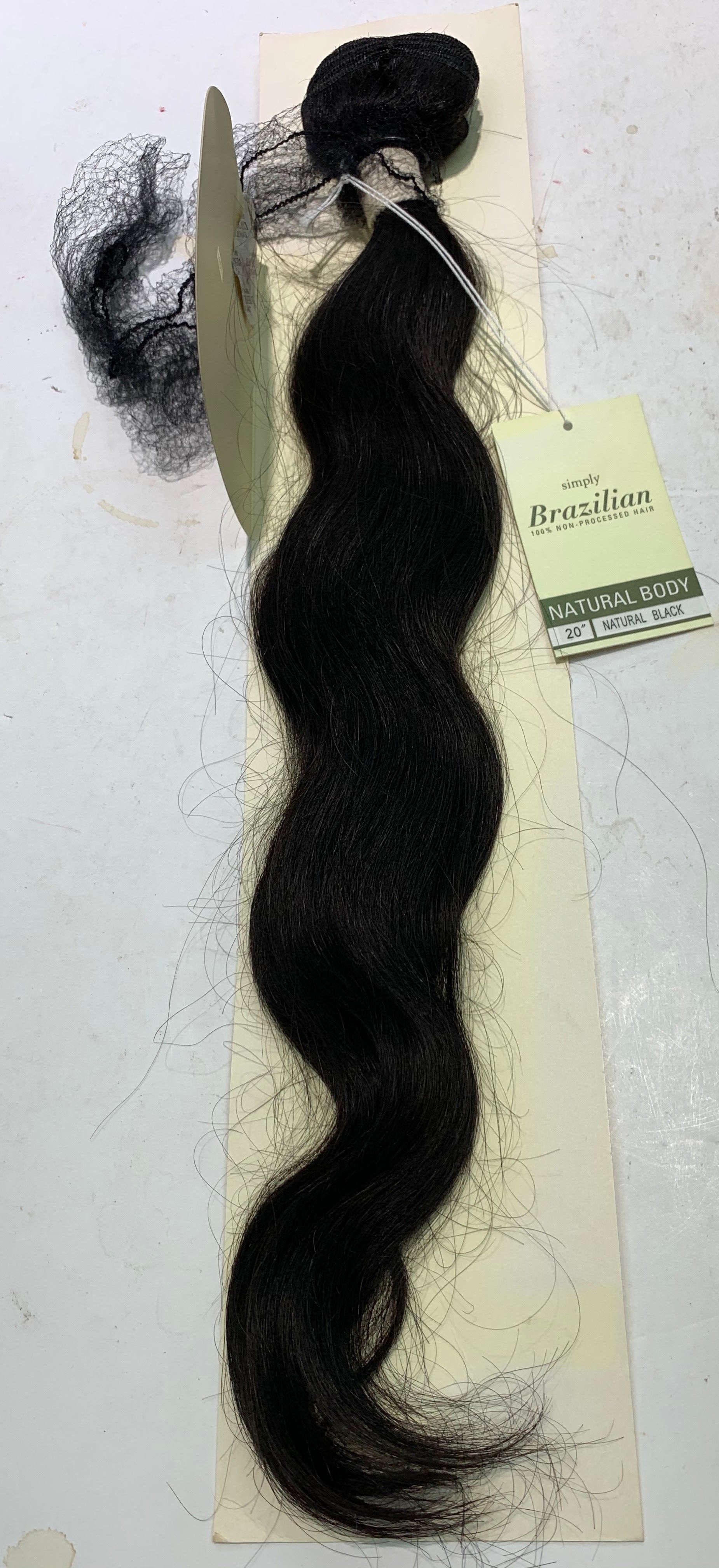 Simply brazilian 100% unprocessed hair 20/22”