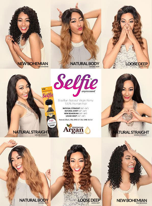 Zuri selfie 100% unprocessed remyargan oil treated 16/18/24”