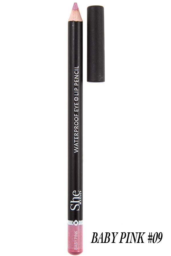 She waterproof eye & lip pencil