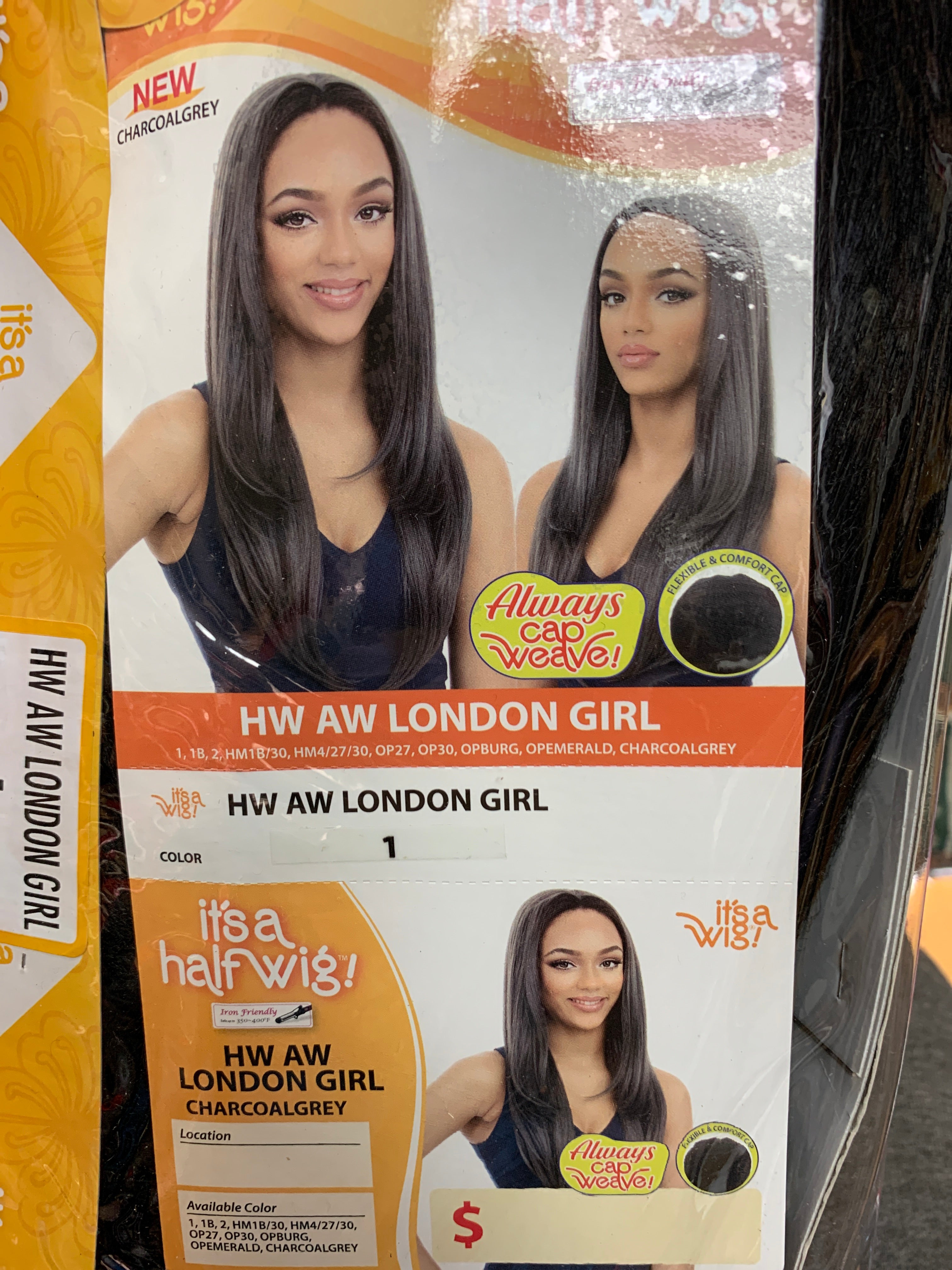 It’s a wig hw london girl