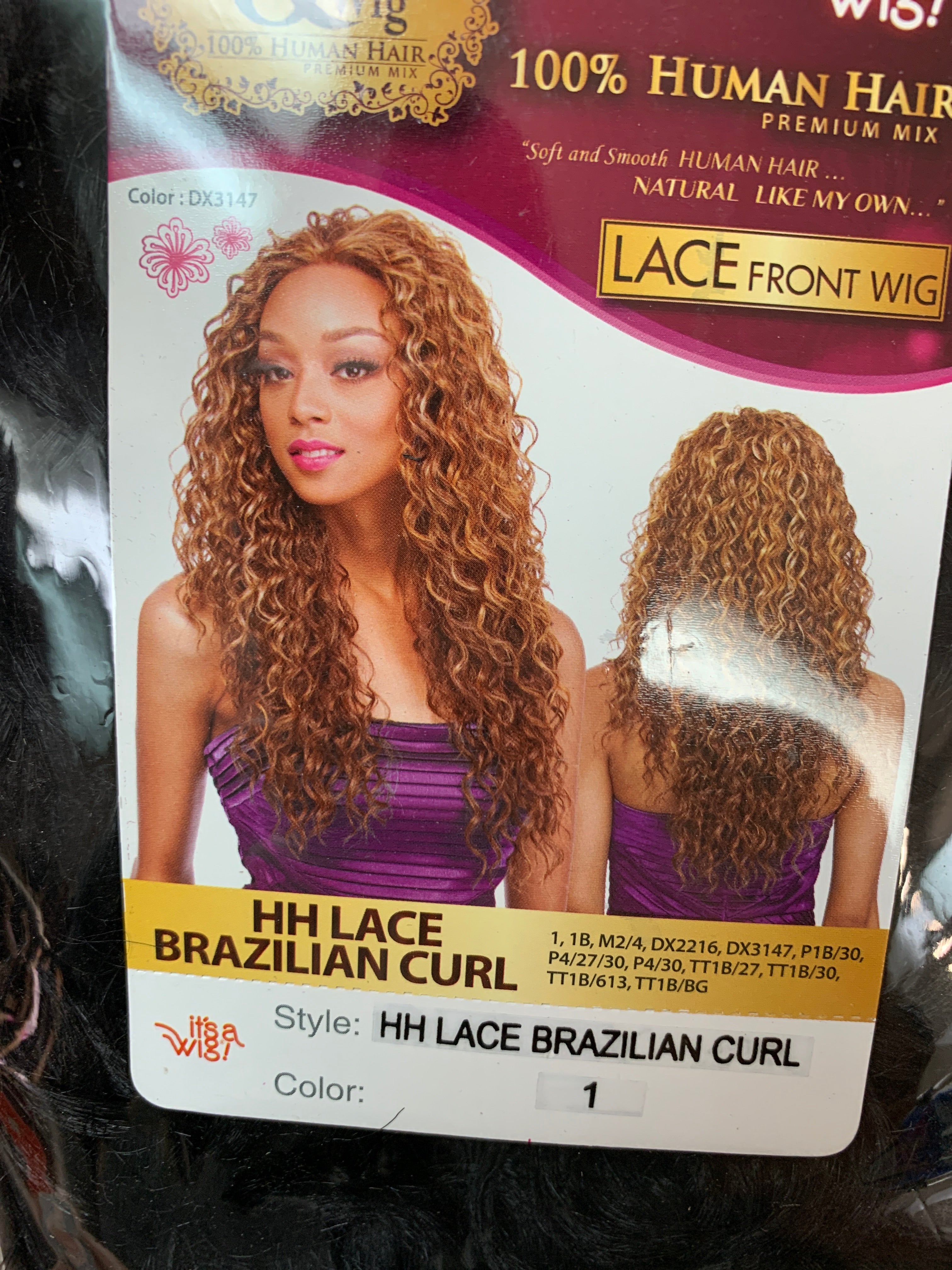 It’s a wig Hh lace brazilian curl