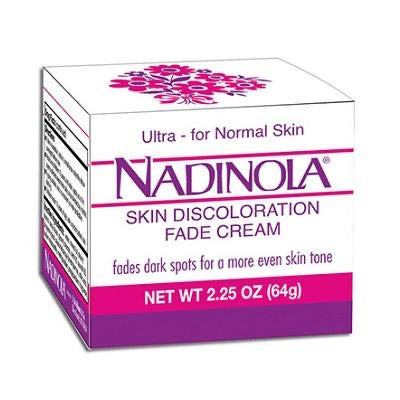 Nadinola skin discoloration fade cream dry & normal skin 2.25g