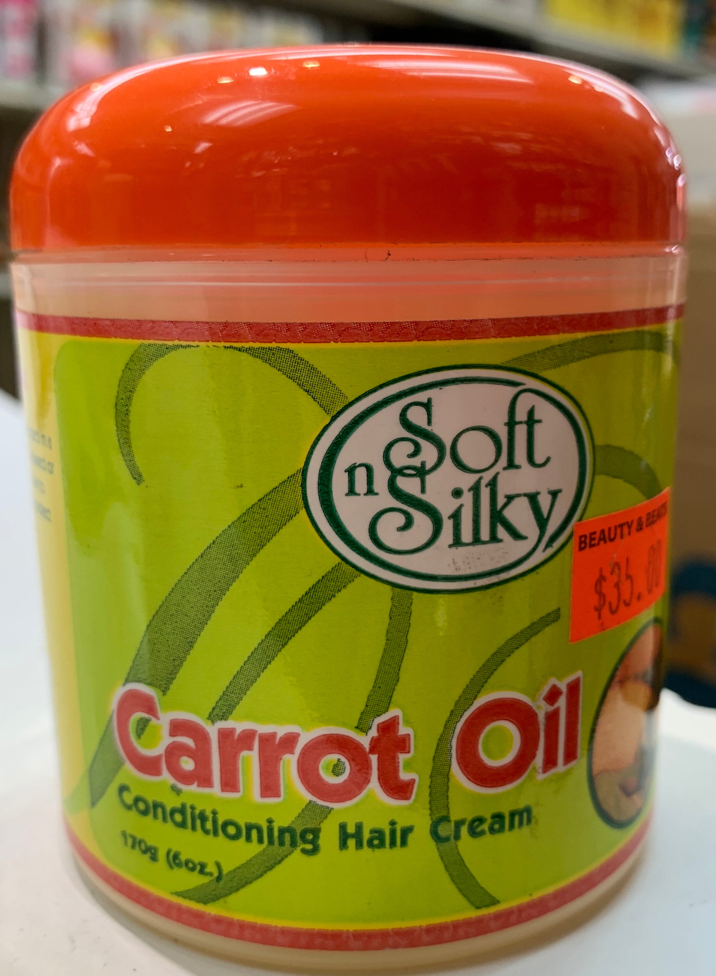 Soft & silky carrot oil conditioning cream 6oz