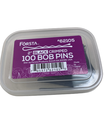 Forsta 2” black bobby pin 100pcs