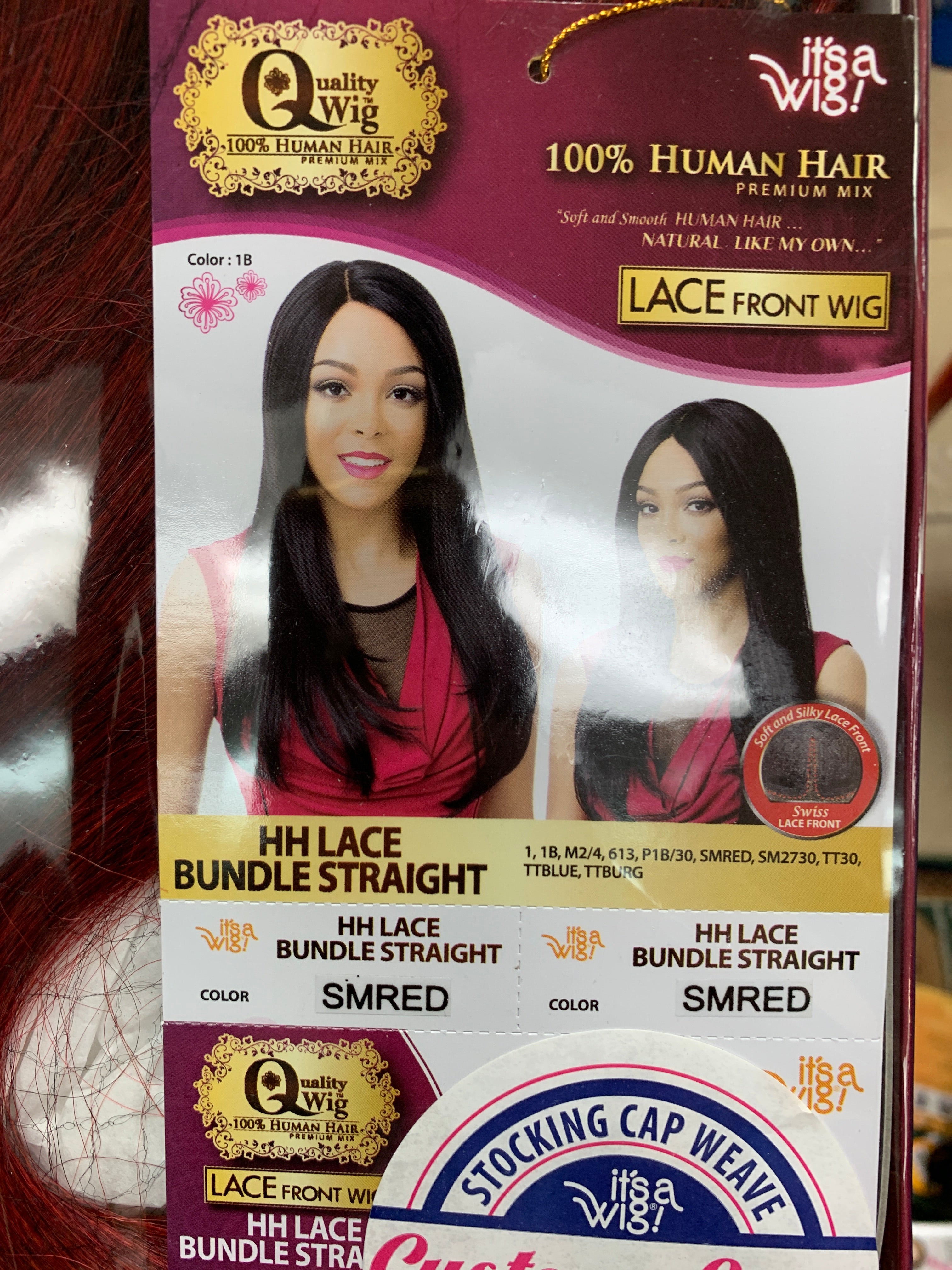 It’s a wig Hh lace bundle straight