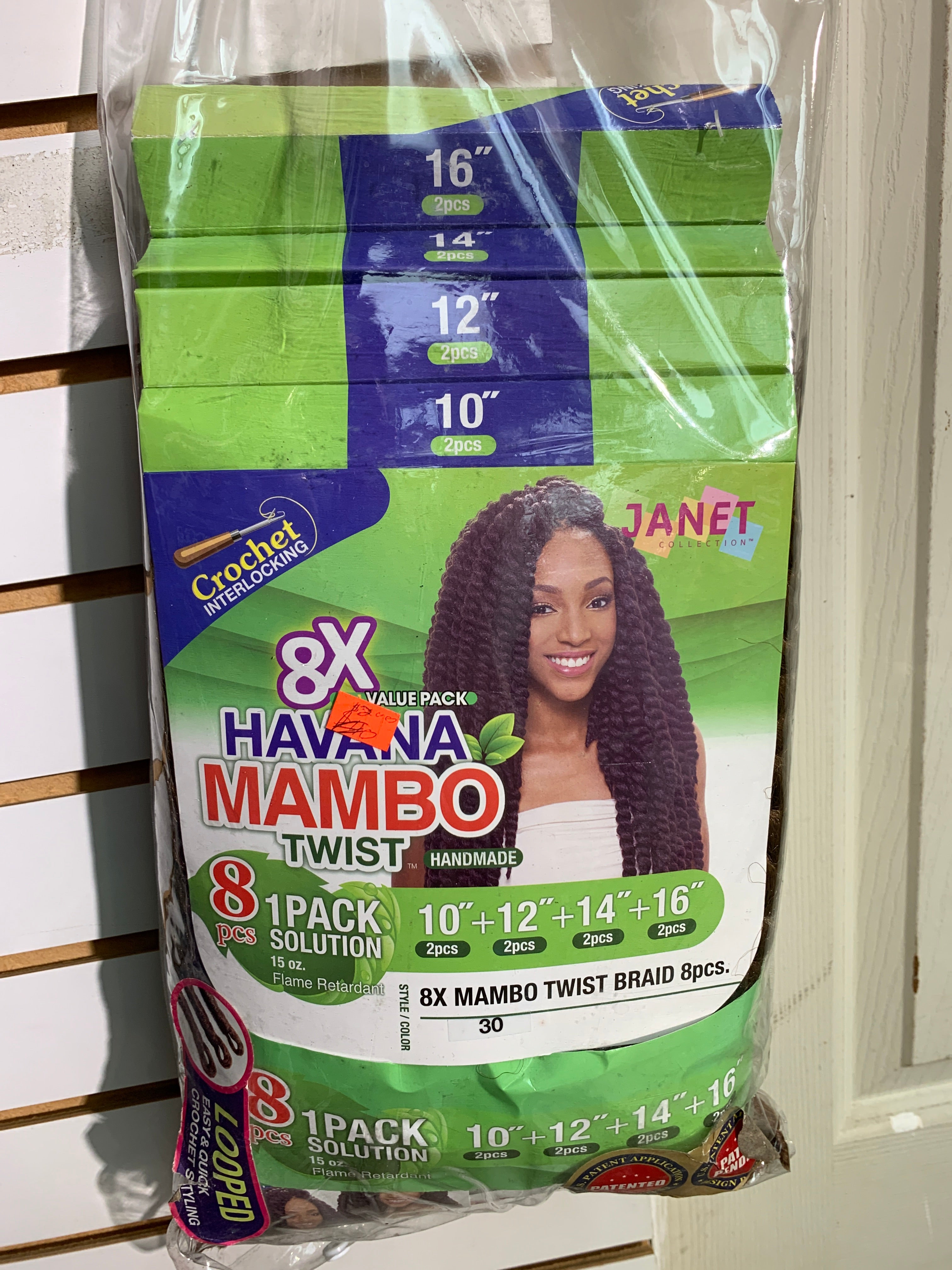 Janet 8x mambo twist braid 8pcs