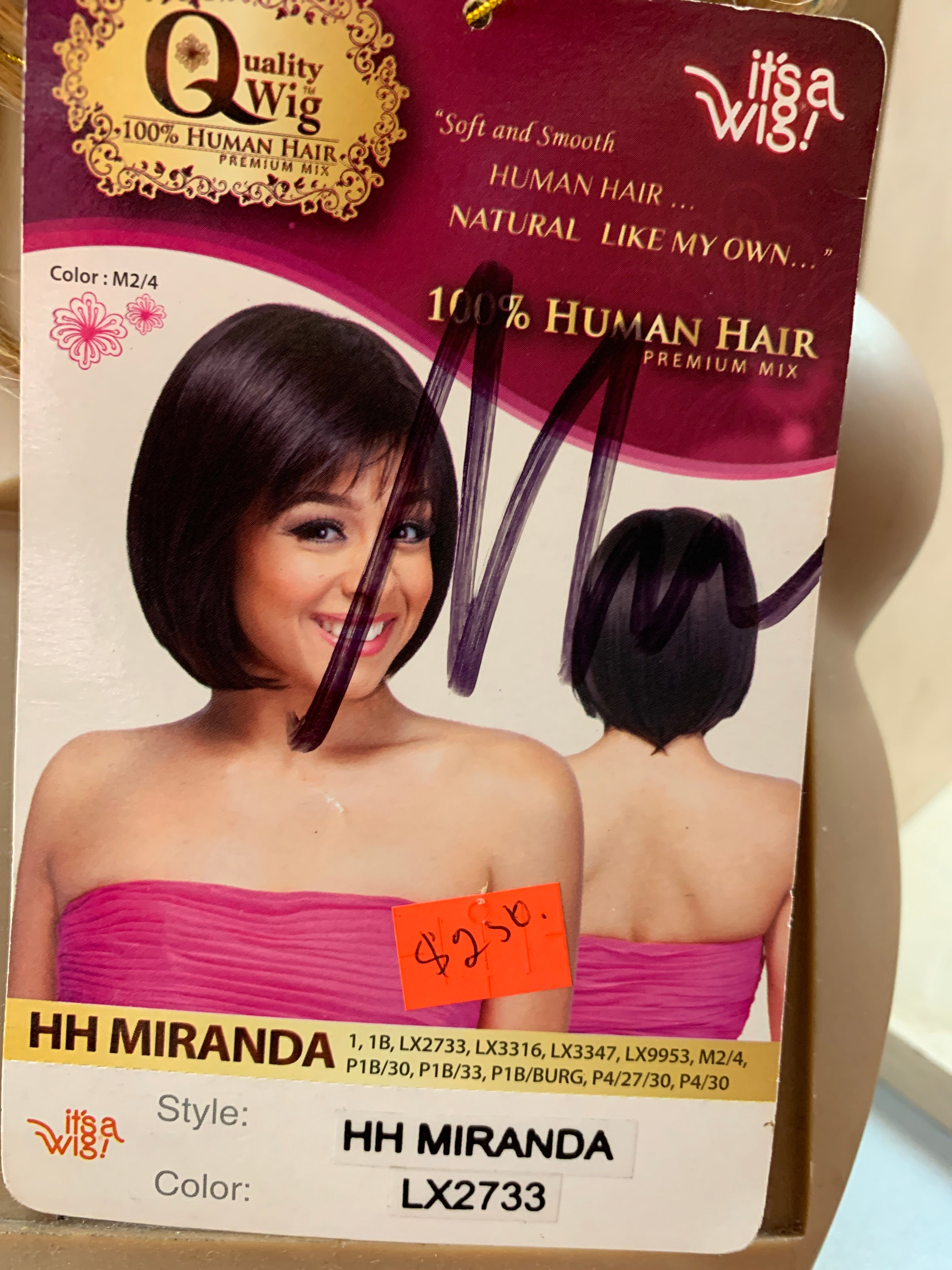 It’s a wig hh Miranda