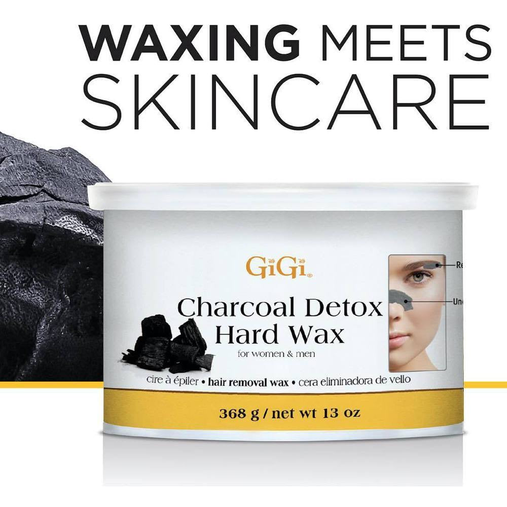 Gigi charcoal detox removal hard wax 13oz