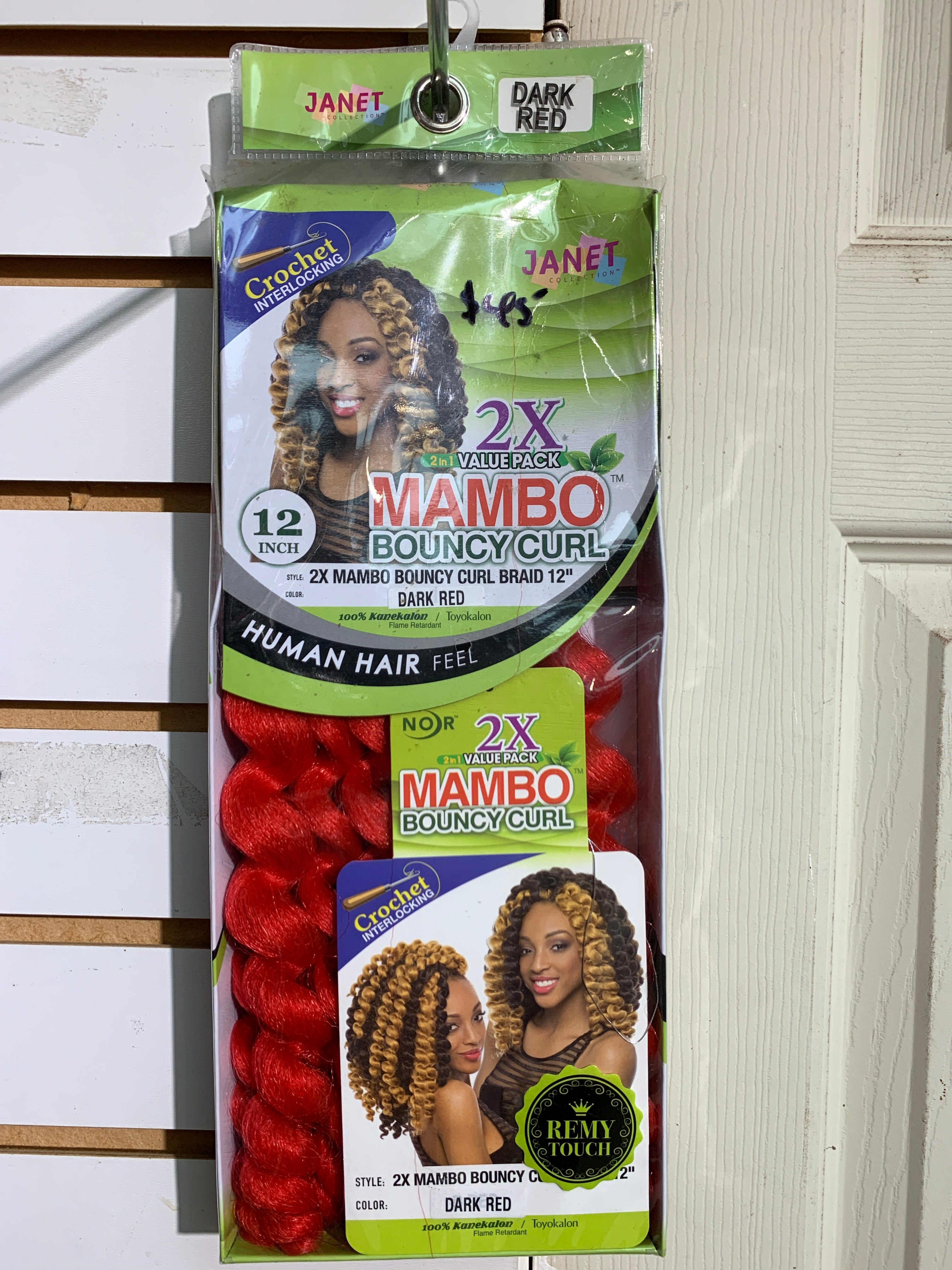 Janet 2x mambo bouncy curl braid 12”