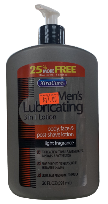 Xtracare men’s lubricating 3in1 lotion 20oz