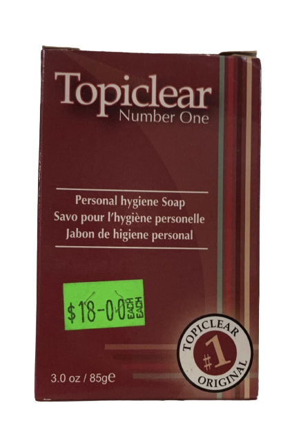 Topiclear personal hygiene soap 3oz