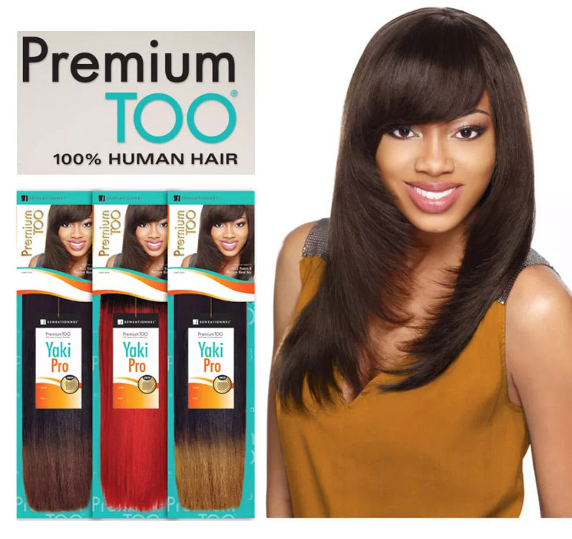 Sensationnel 100% human hair premium too yaki pro