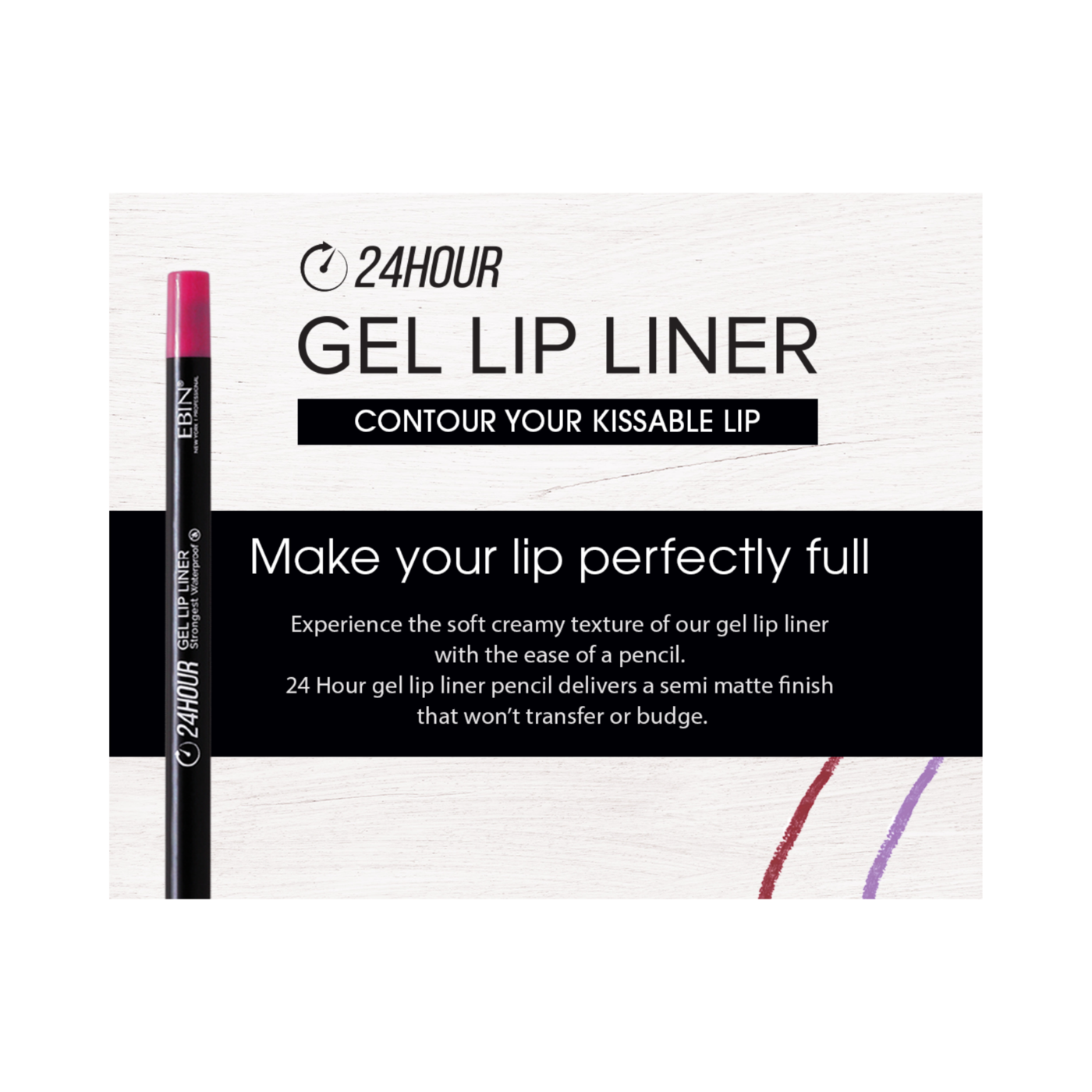 Ebin Gel lip liner