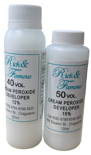Rich & famous cream peroxide developer 40/50vol