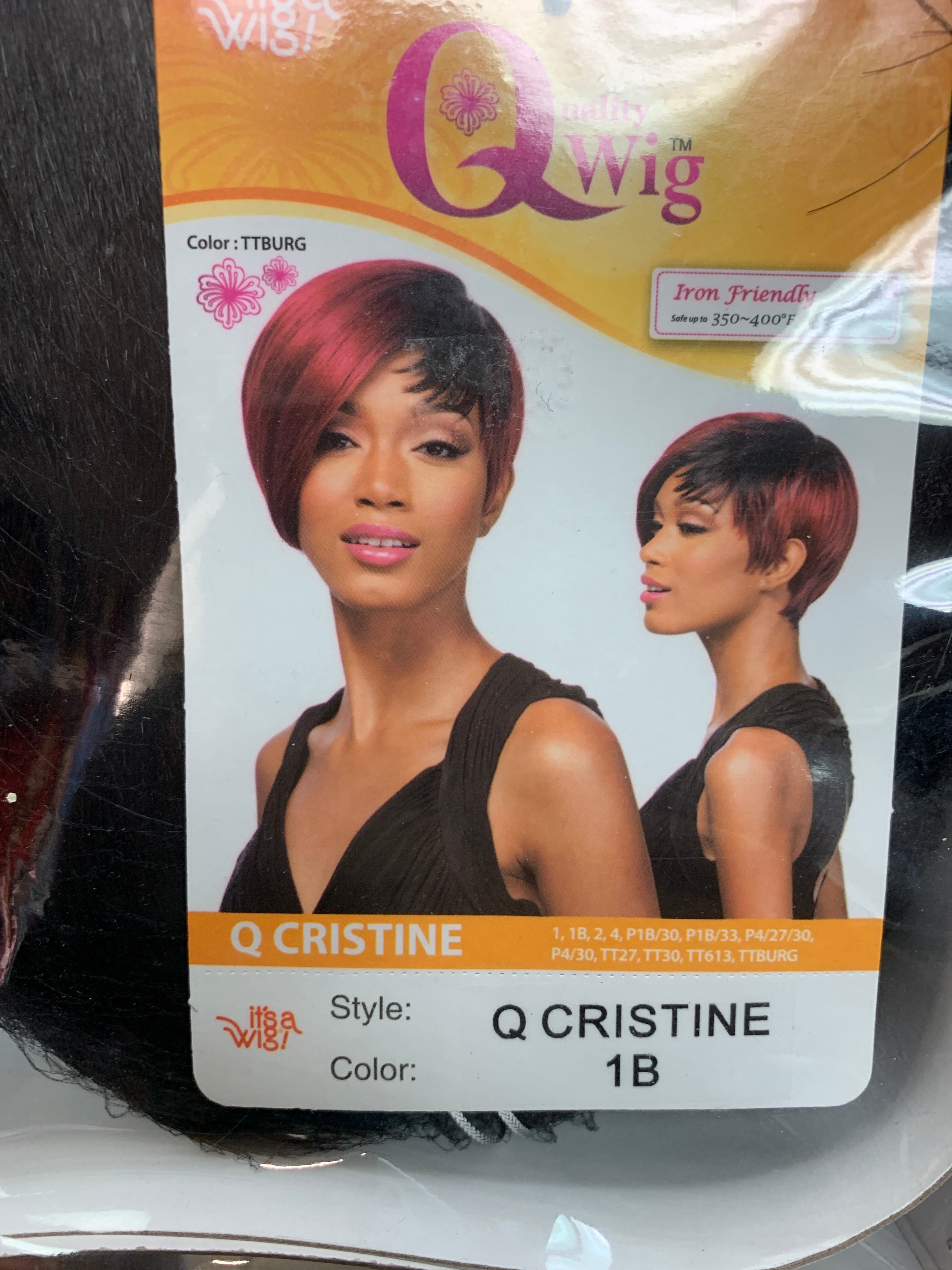 It’s a wig Q cristine