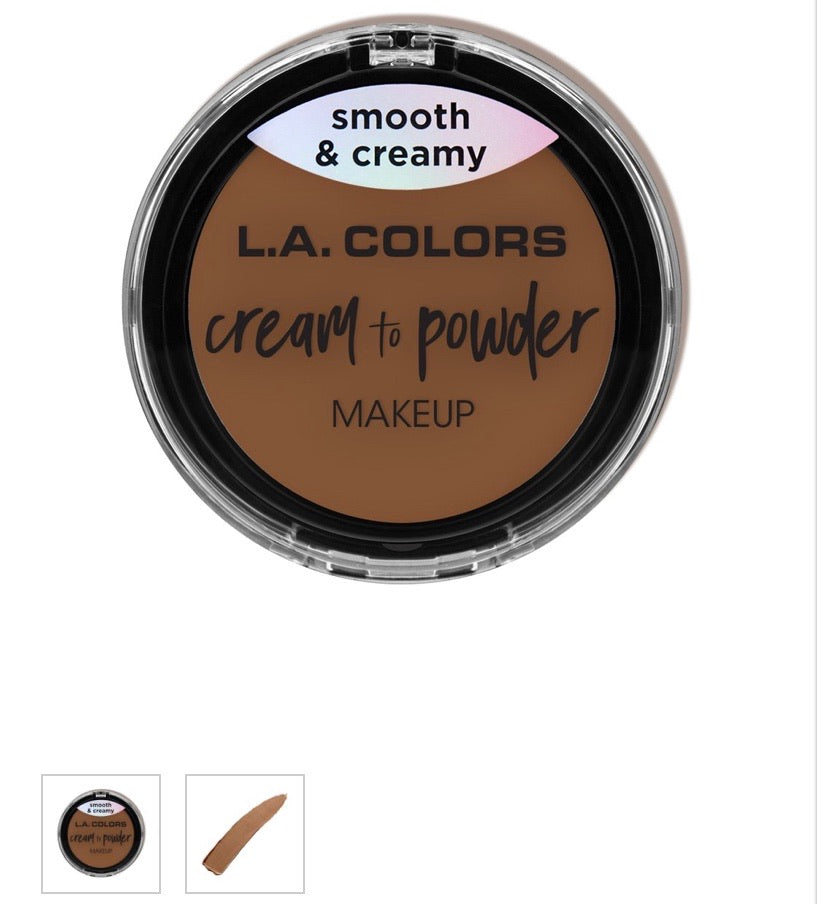 La colors cream to powder make up