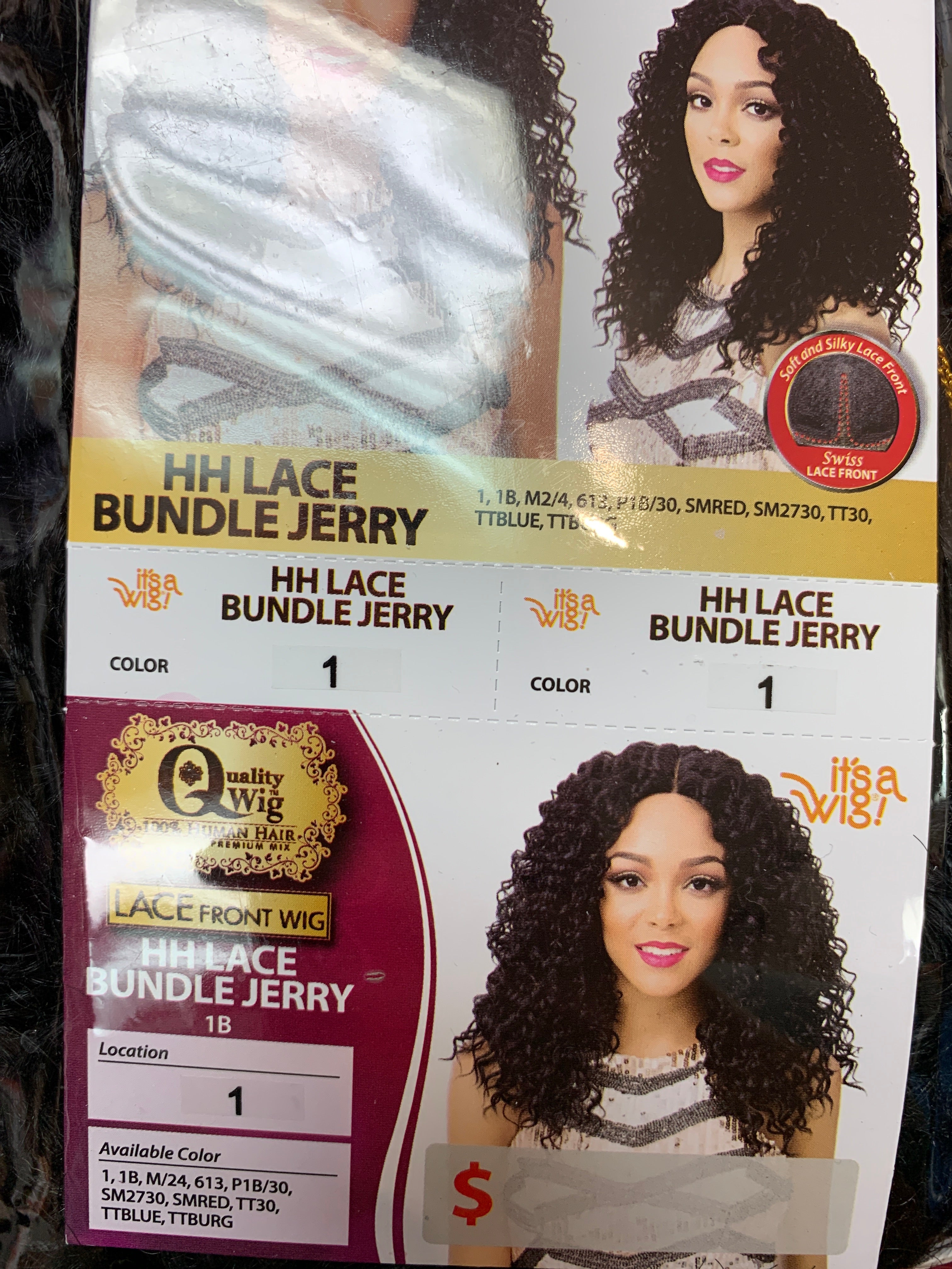 It’s a wig hh lace bundle jerry