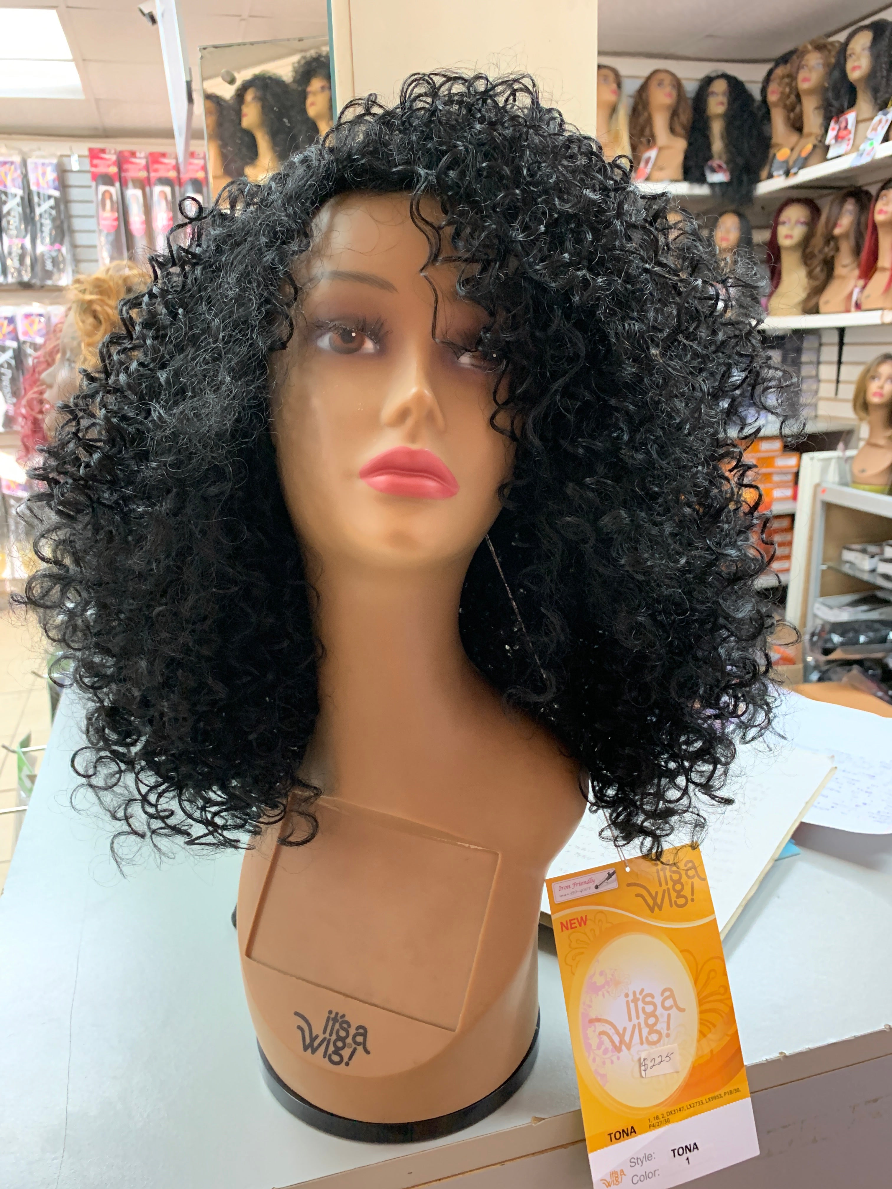 It’s a wig Tona