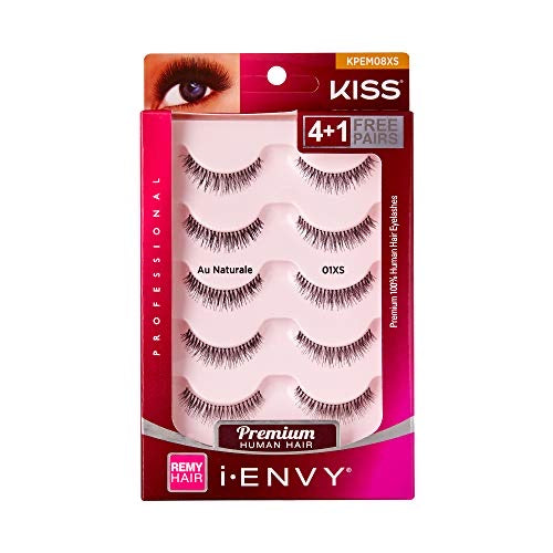 Kiss premium lashes remy hair 4+1 Au naturale Kpem08xs