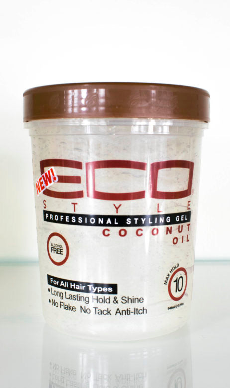 Eco style gel coconut oil max hold 8/16/32oz 5lbs