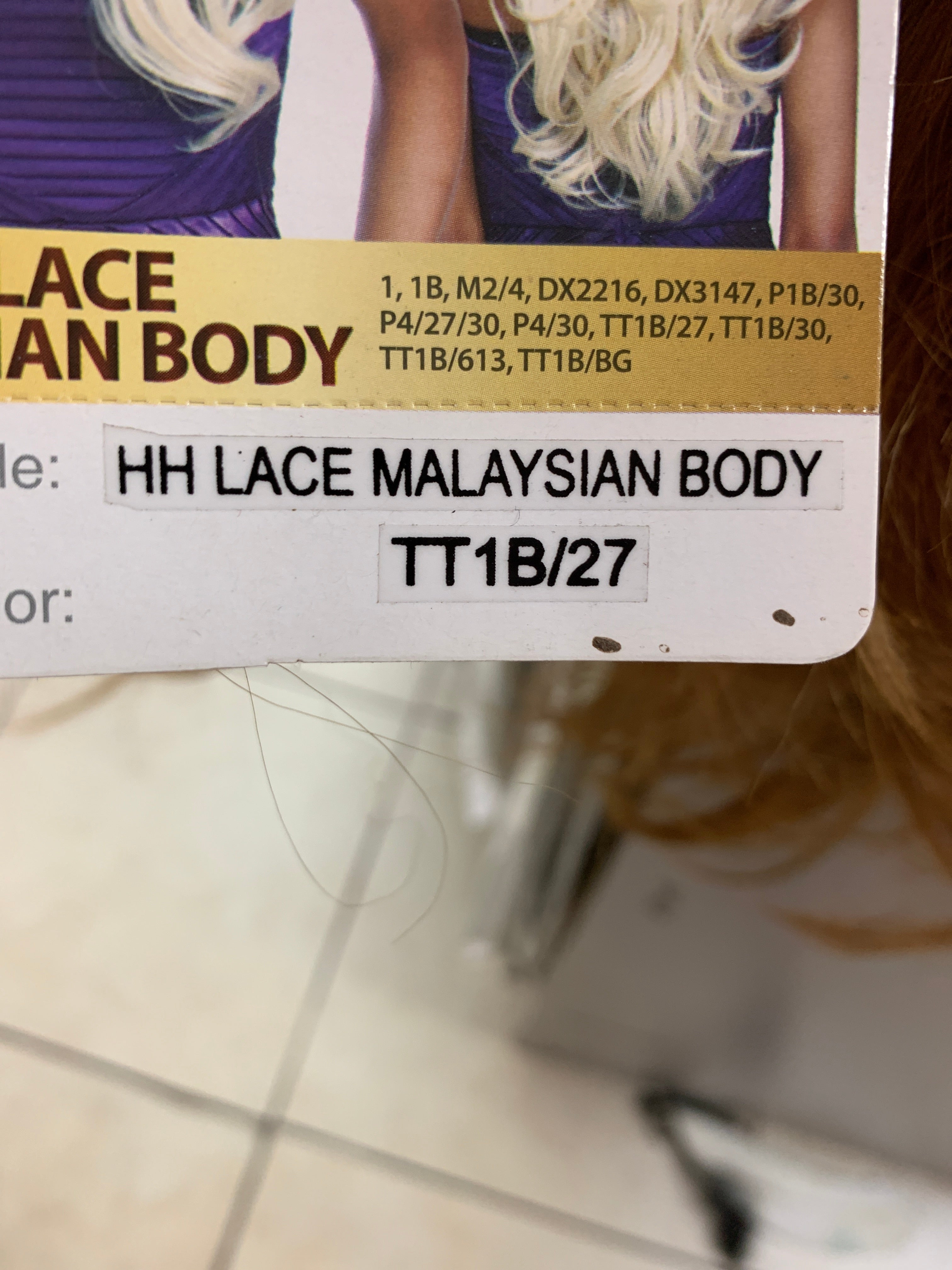 It’s a wig hh lace malaysian body