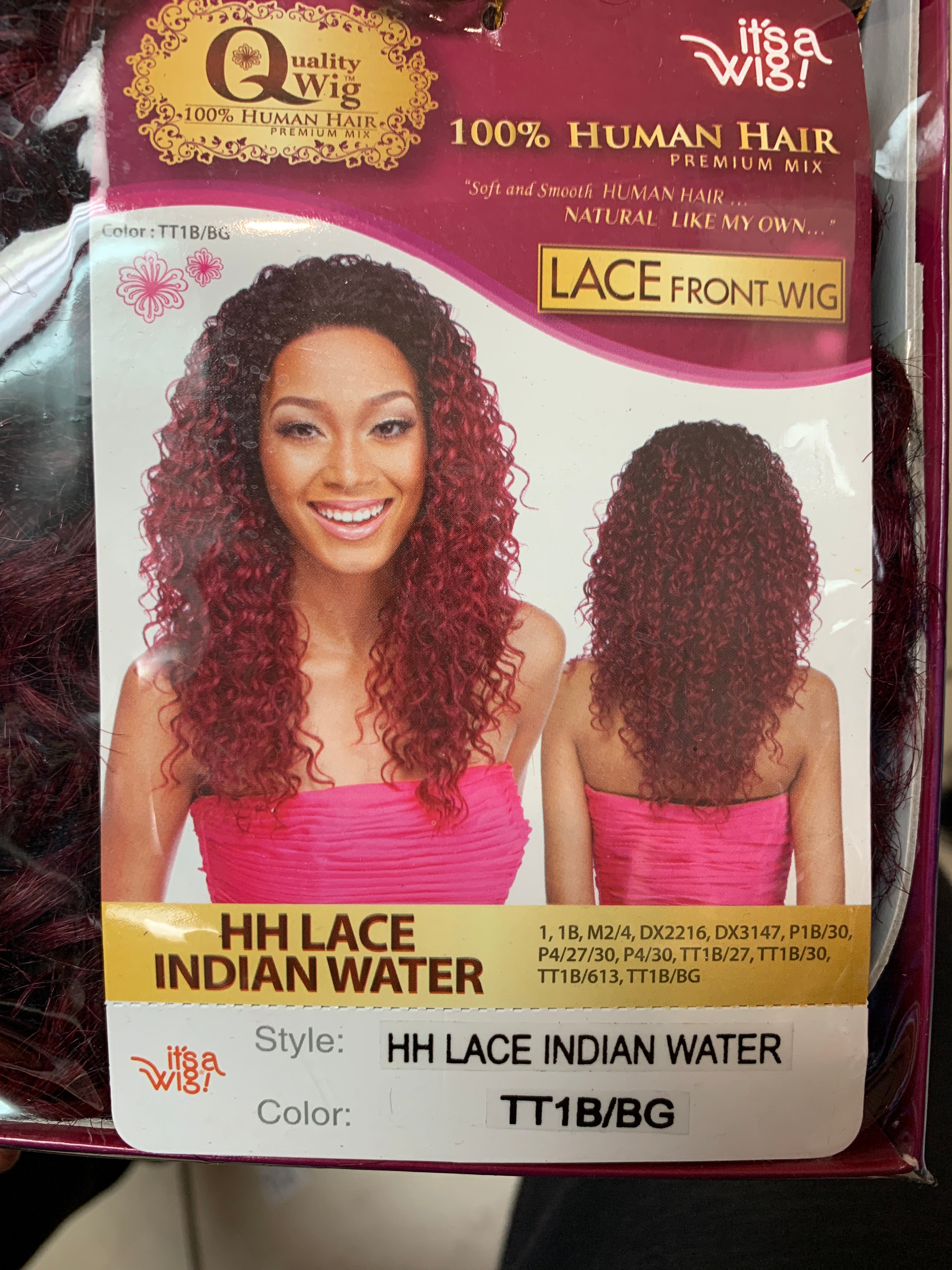 It’s a wig hh lace indian water