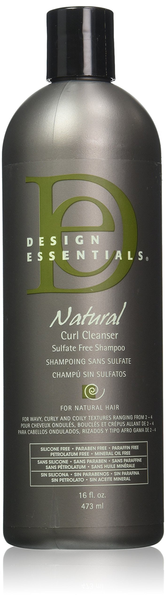 Design essentials natural curl cleanser shampoo 473ml