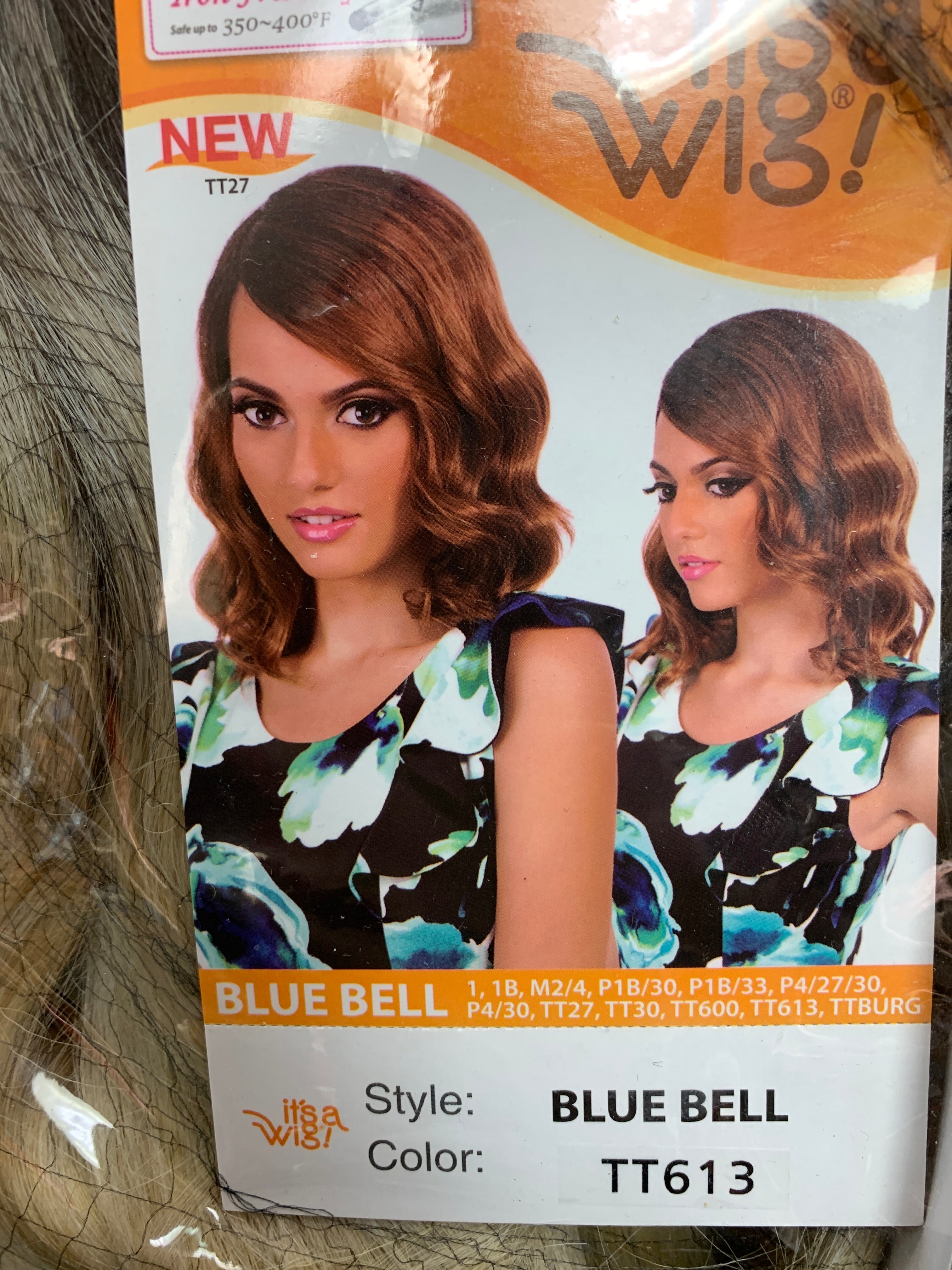 It’s a wig Blue bell
