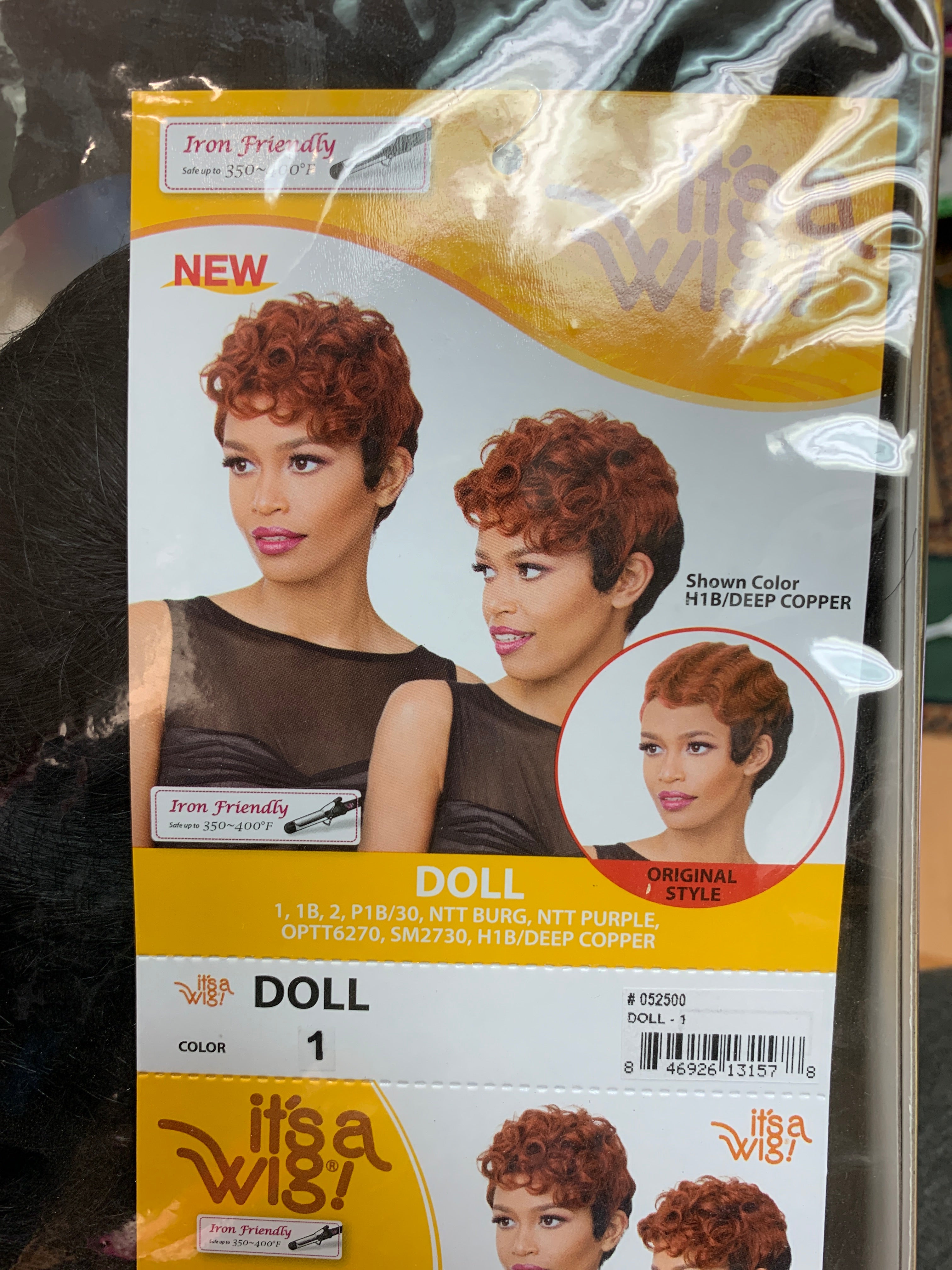 It’s a wig Doll