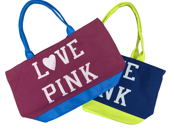 Love pink hand bag