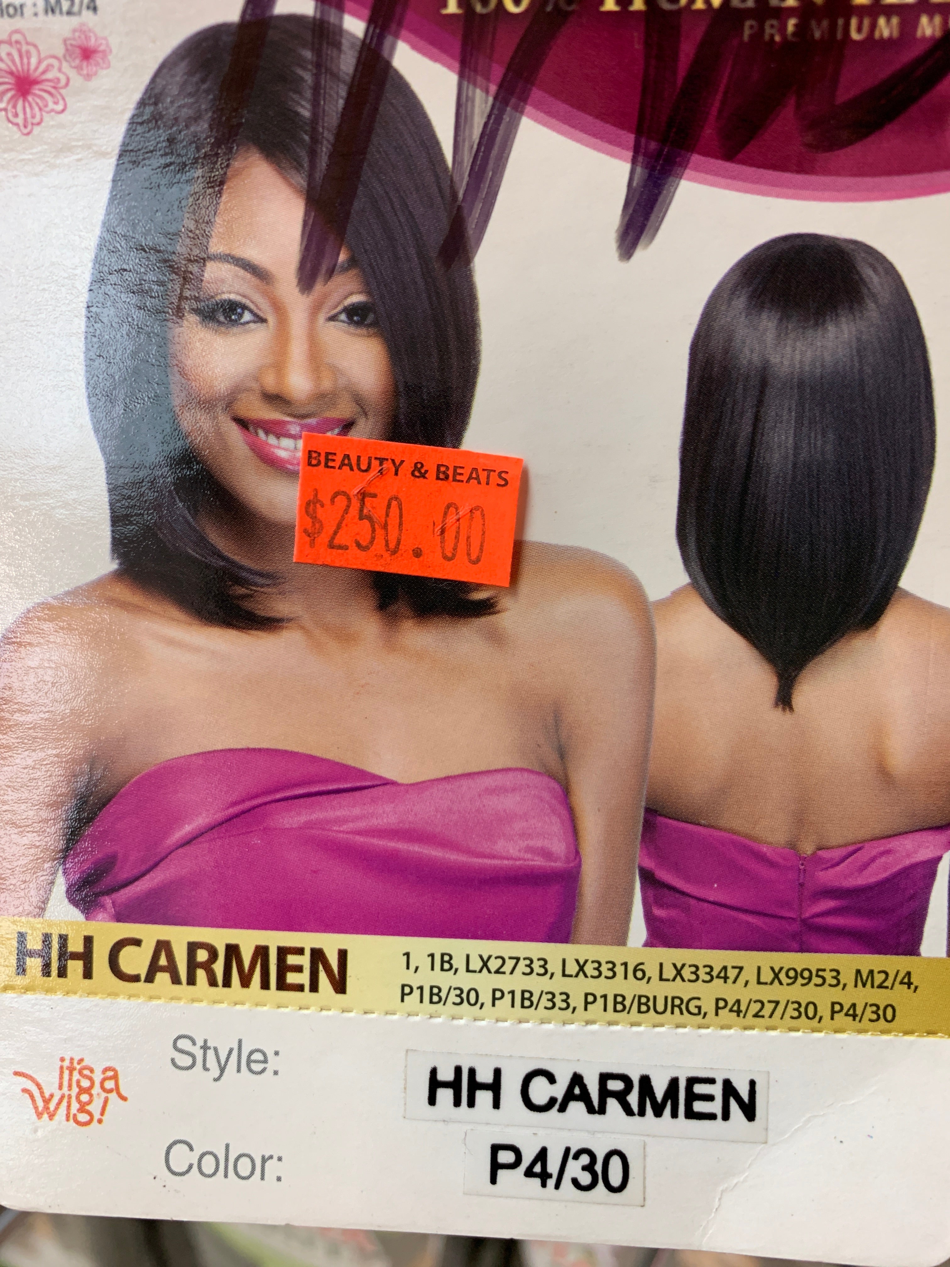 It’s a wig hh Carmen