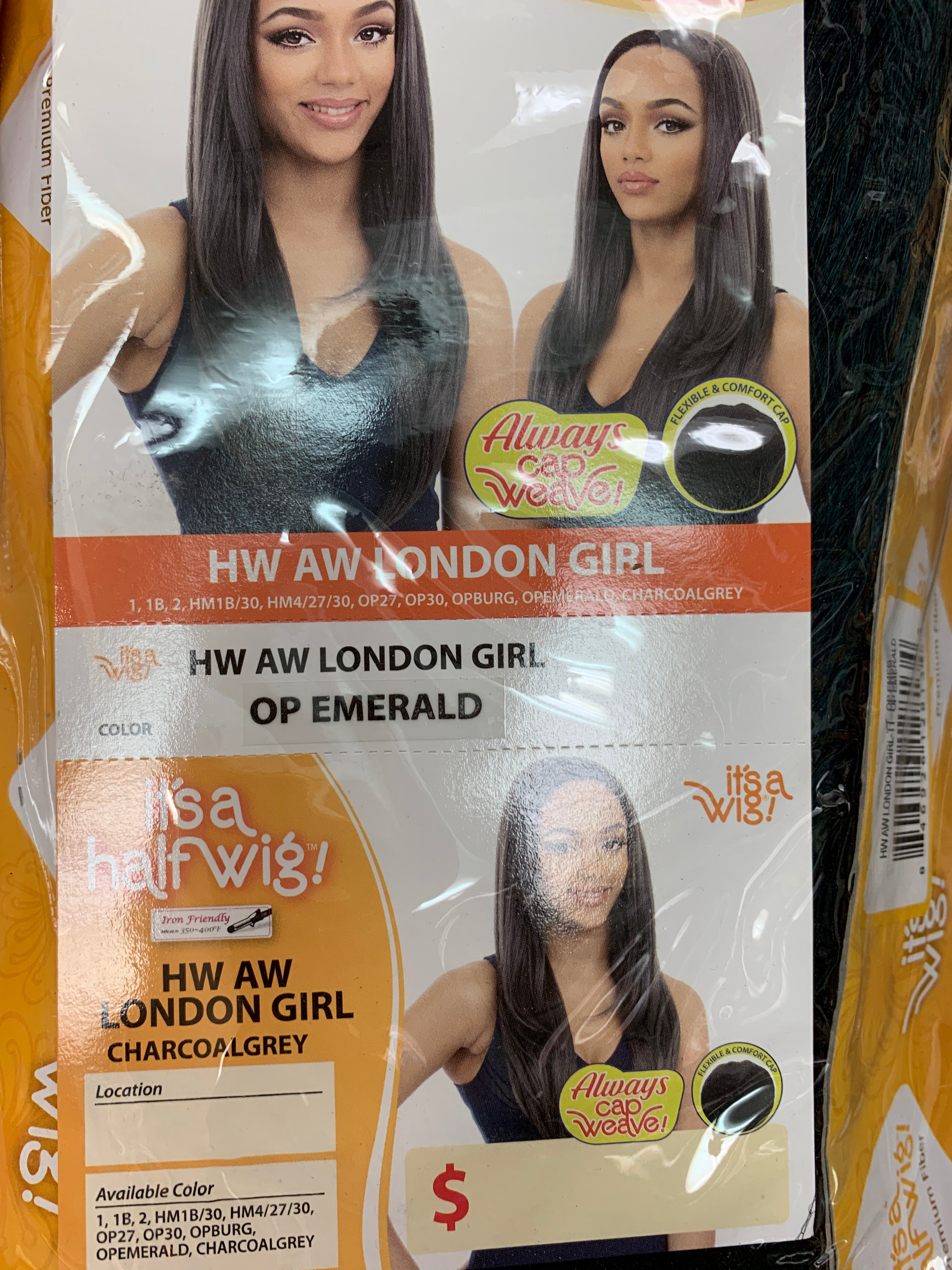 It’s a wig hw london girl