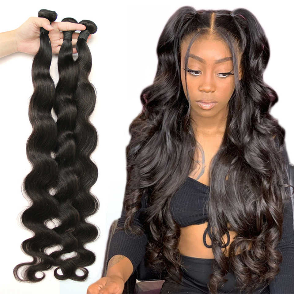 Janet bombshell unprocessed natural hair bundle body wave
