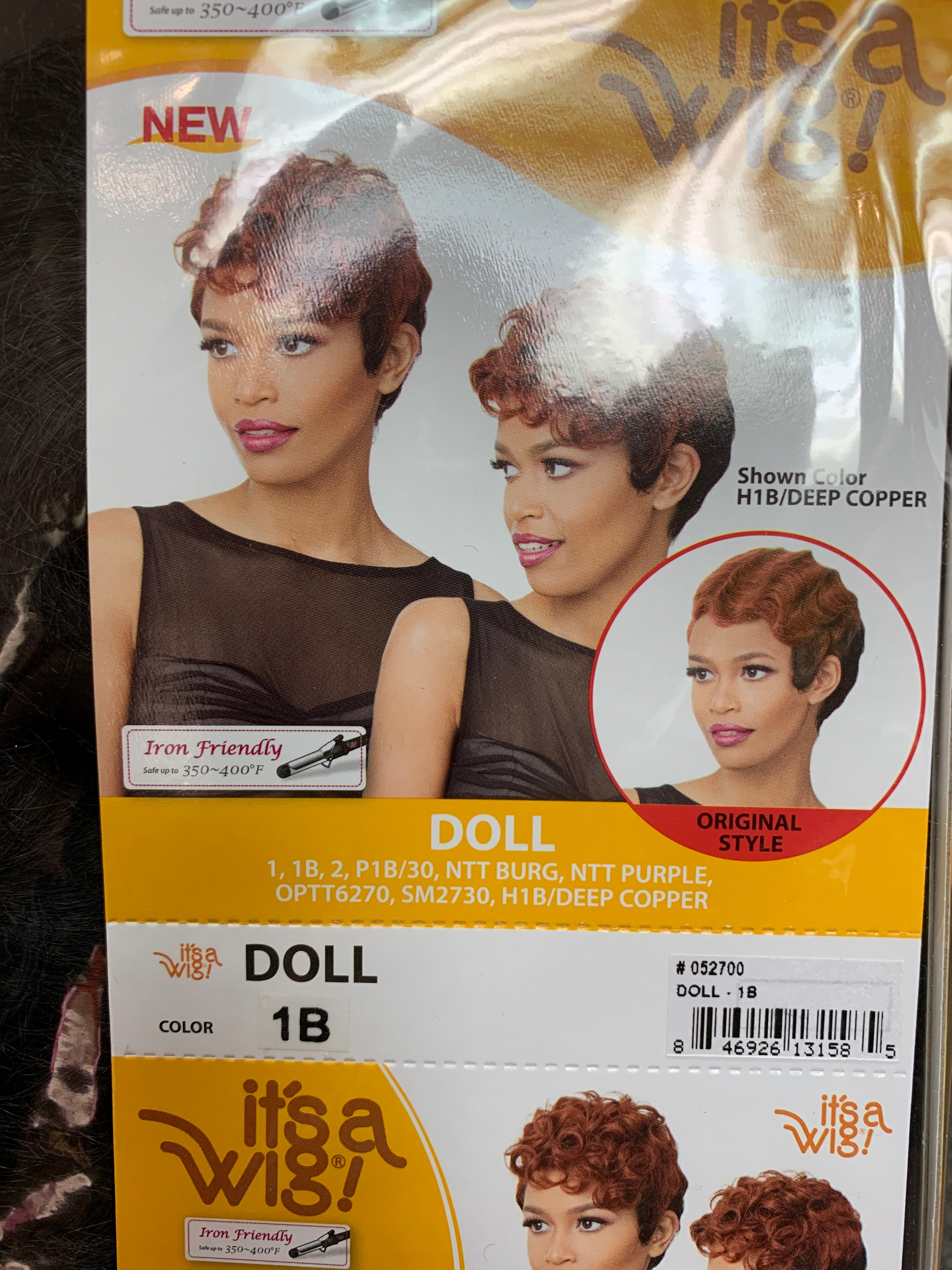 It’s a wig Doll