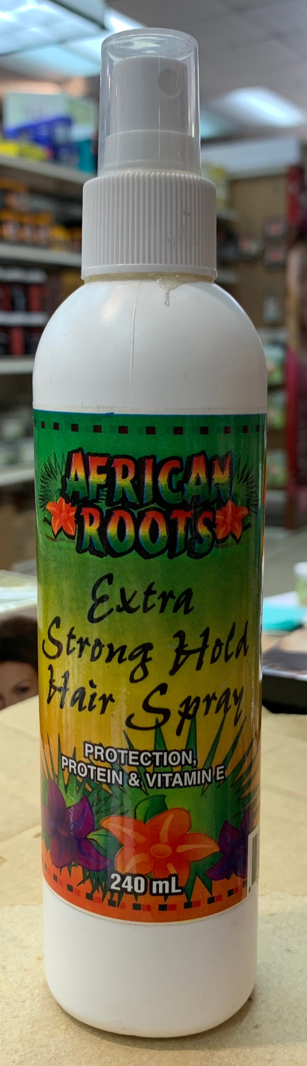 African roots extra strong hold hair spray 240ml