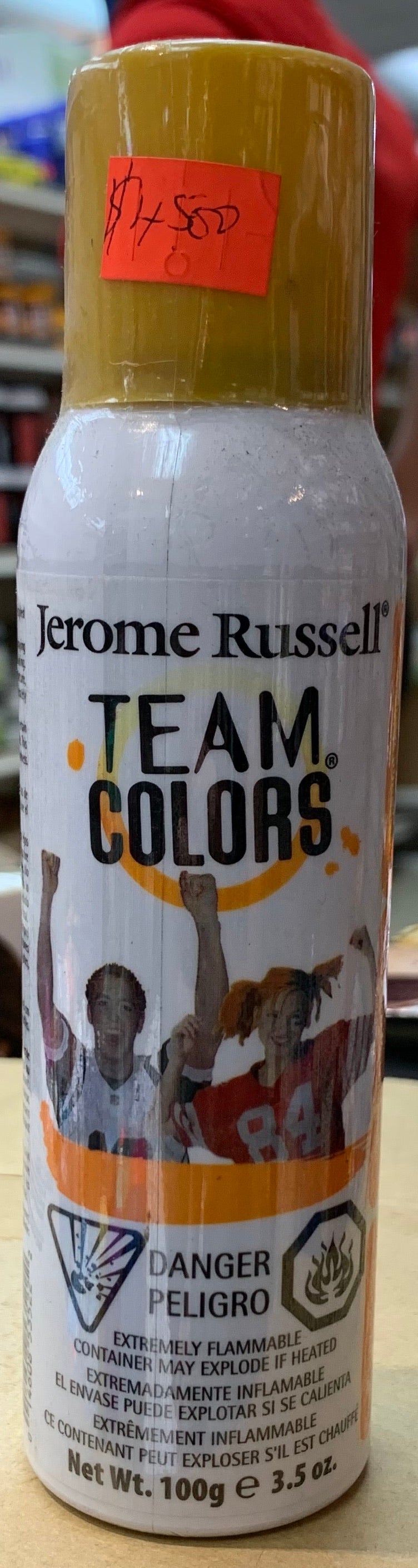 jerome russell team colors dye spray enemy orange 100g