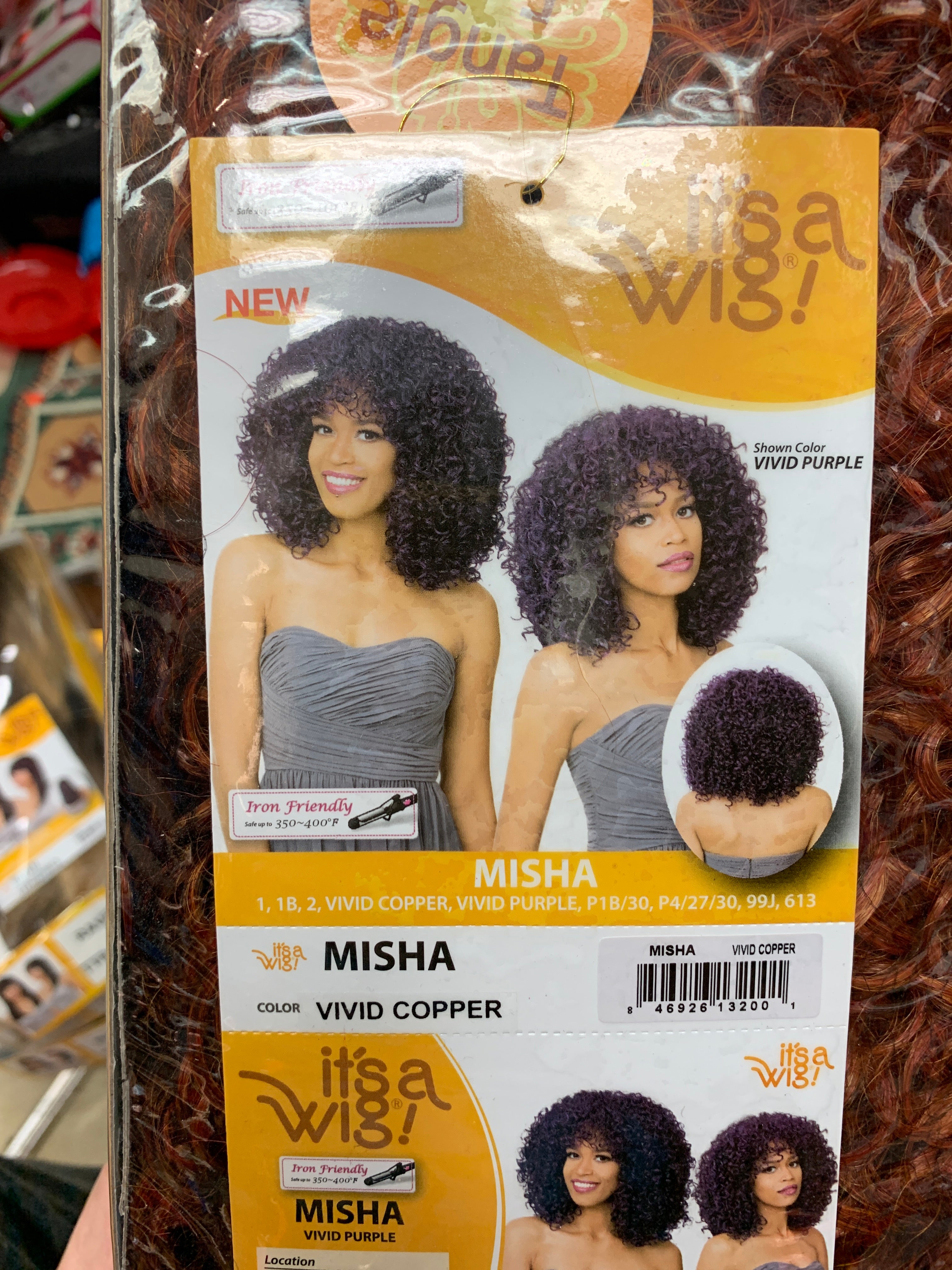 It’s a wig Misha