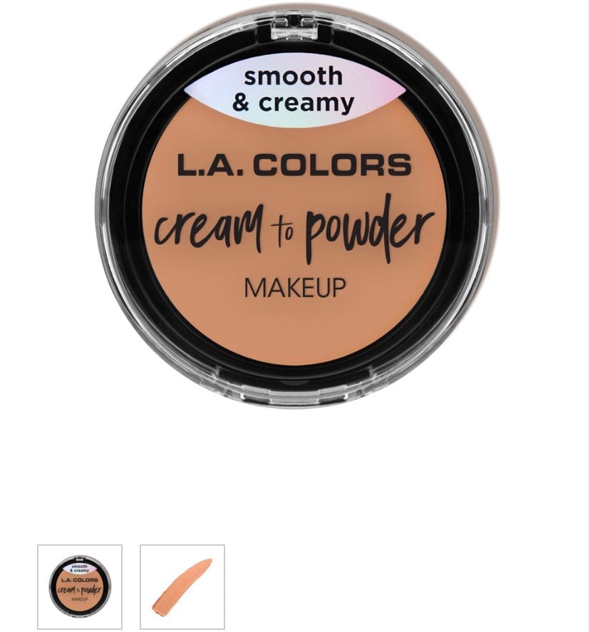 La colors cream to powder make up